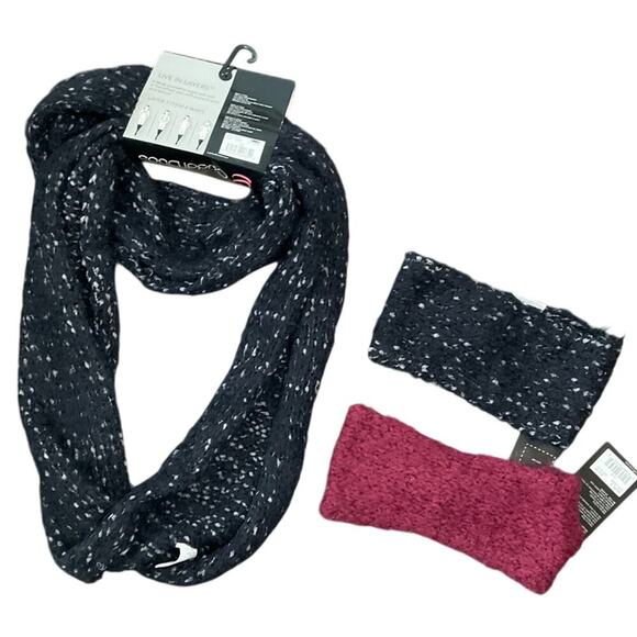 Cuddl Duds Scarf Headbands Bow NEW - Picture 1 of 4